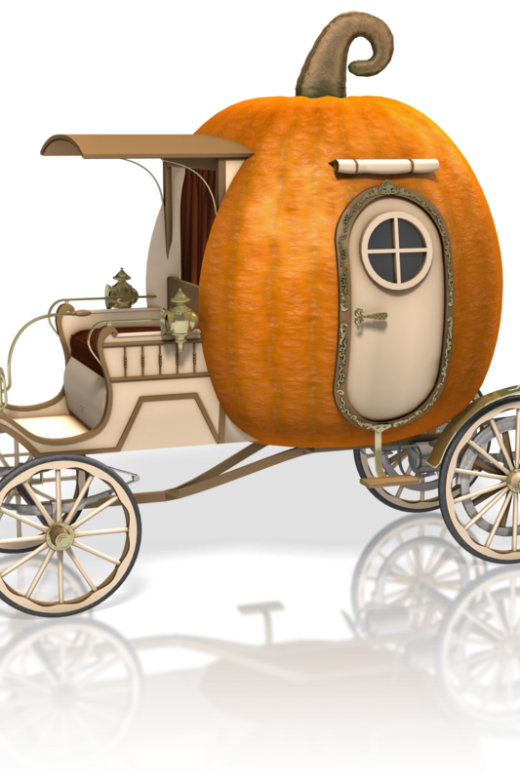 Pumpkin Coach Going To Destination