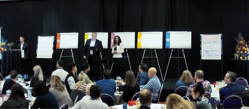 On-stage at Scale Your Sales Retreat Gold Coast