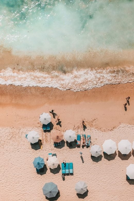 Umbrellas on the Beach